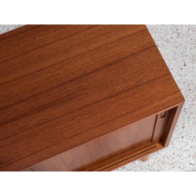 Wood Small Danish Sideboard in Teak from Hundevad, 1960s For Sale - Image 7 of 12