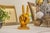 Modern Gold Peace Sign Hand Symbol Sculpture For Sale - Image 3 of 8