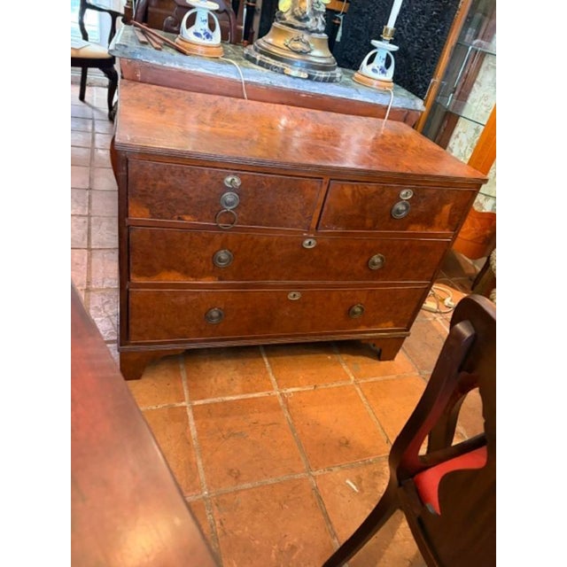 Early 19th Century Early 1800s French Pollard Oak Chest of Drawers, ( Commode ) For Sale - Image 5 of 6