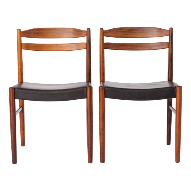 Set of Vintage Dining Chairs by Albert Johansson & Söner, Hyssna, Sweden, 1960s For Sale