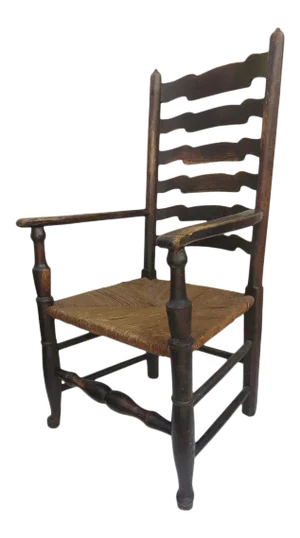 English Yorkshire Wavy Back Arm Chair
