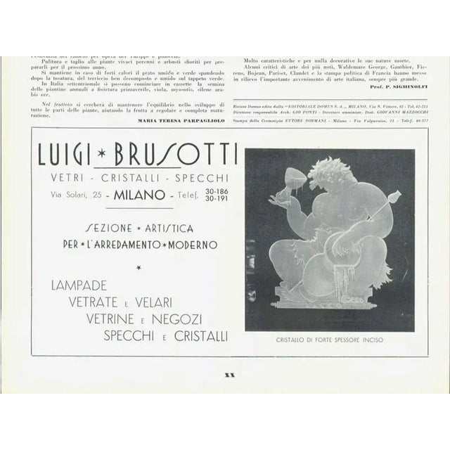 Art Deco Italian Mirror by Enzo Tradico for Brusotti, 1930s For Sale - Image 3 of 18