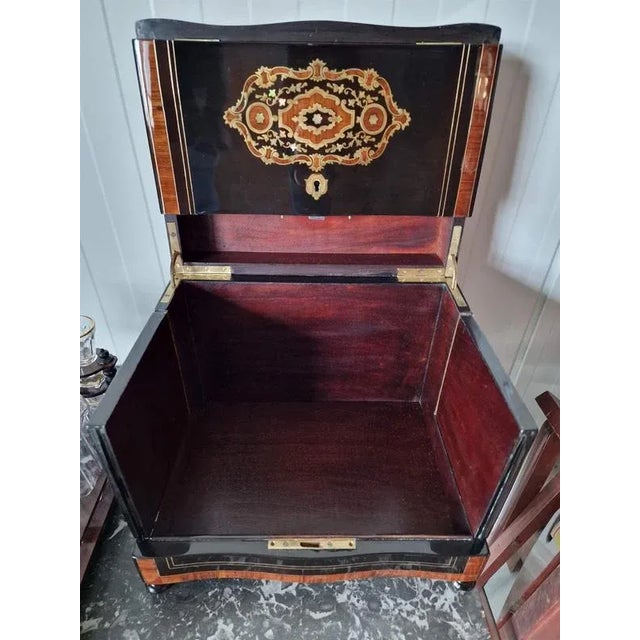 Travel Drink Box inn Mahogany For Sale - Image 10 of 11