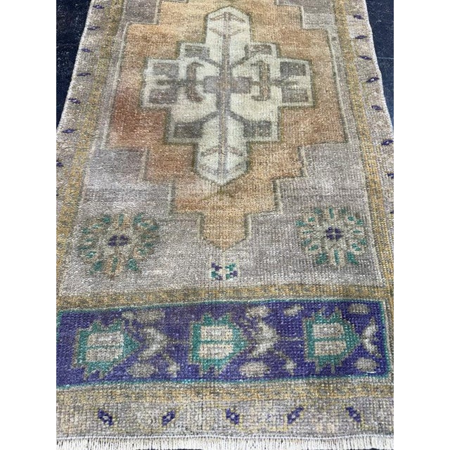 Contemporary Turkish Yastik Rug 1'7" x 3'1" For Sale - Image 3 of 6
