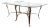 Modernist Gucci Influenced Equestrian Hand-forged Iron Table For Sale