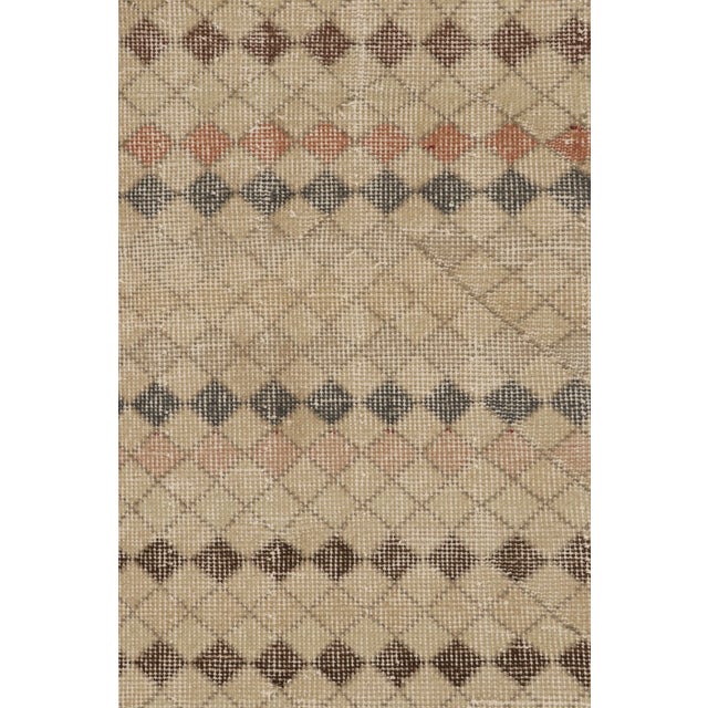 Vintage Turkish Runner, Mosaic-Inspired Multicolor Geometric Design - Rug & Kilim For Sale In New York - Image 6 of 8