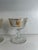 Gold 1950s Set of 5 Libbey Glass Golden Foliage Champagne Coupes or Dessert Glasses For Sale - Image 8 of 10
