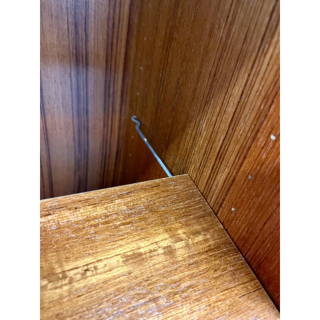Vintage Mid Century Modern Danish Bookcase With Adjustable Shelves. Circa 1970s For Sale - Image 10 of 13