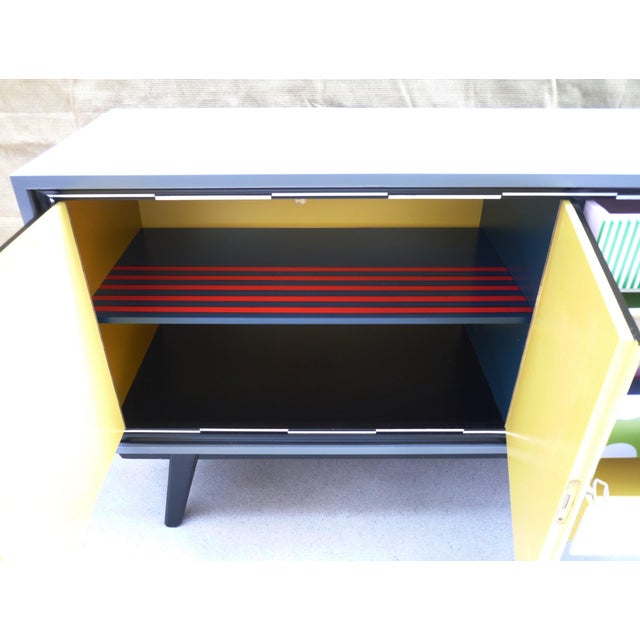Vintage Chest of Drawers with Two Doors and Drawers, 1960s For Sale - Image 6 of 12