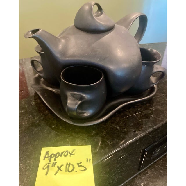 Ceramic 1970s Peter Saenger “Star Trek” Tea Set - Set of 5 For Sale - Image 7 of 9