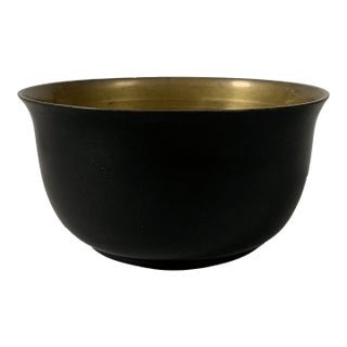 Jean Dunand (1877-1942). Coupe en Bronze Laqué Art Déco For Sale