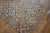Beige 1890s Gray Star Medallion Folk Art Trellis-Lattice Antique American Hooked Rug For Sale - Image 8 of 15
