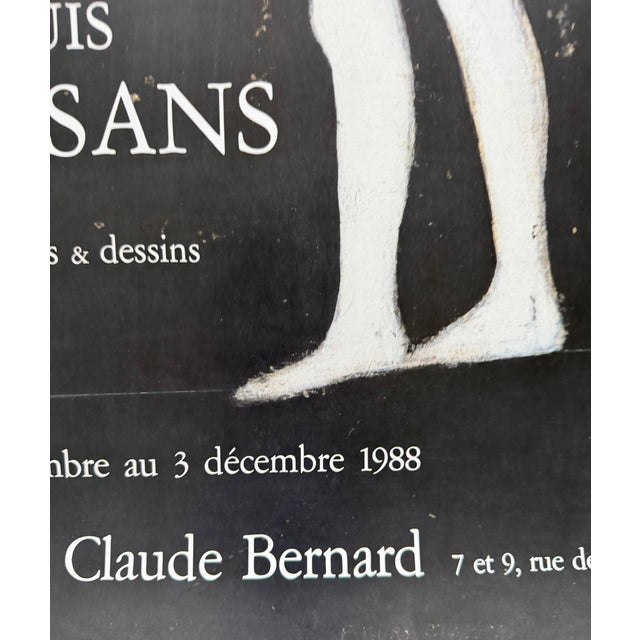 Black Luis Marsans (1930–2015), Peintures &Amp; Dessins, 1988, Exhibition Poster, Printed in France For Sale - Image 8 of 9