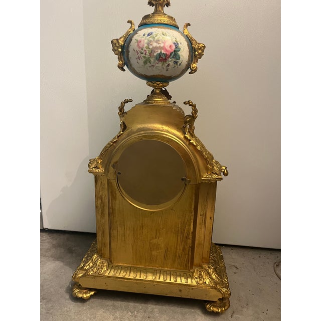 Antique Sevres Clock For Sale In Washington DC - Image 6 of 12