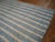 Early 20th Century Striking Example of Minimalist With Multi Blue Stripe Dhurrie Style Antique Indian Cotton Rug For Sale - Image 5 of 11