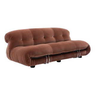 Vintage Soriana Sofa by Afra & Tobia Scarpa for Cassina, Italy, 1970s For Sale