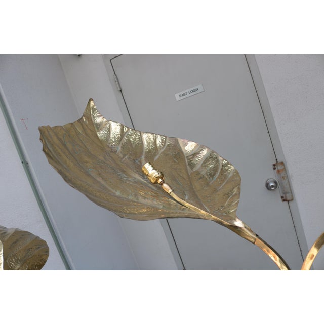 1970s Carlo Giorgi for Bottega Gadda 'Rabarbaro' Three-Leaf Floor Lamp For Sale - Image 14 of 18