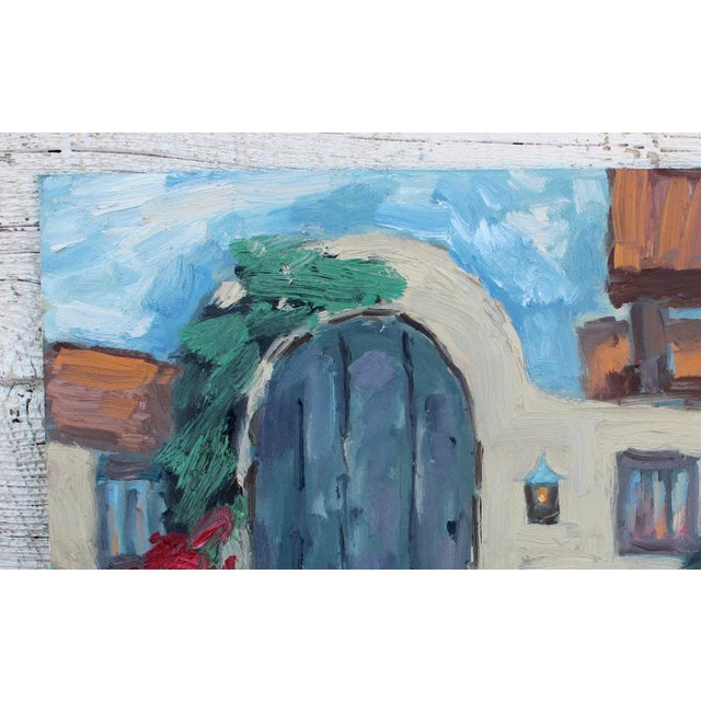 2020s Carmel by the Sea, Garden Door (Original Oil Landscape) For Sale - Image 5 of 12