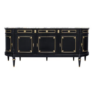 Grande Demilune Louis XVI Buffet For Sale