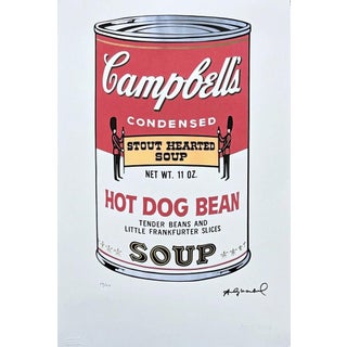 After Andy Warhol, Campbell's Soup Hot Dog Bean II, 1980s, Lithograph For Sale