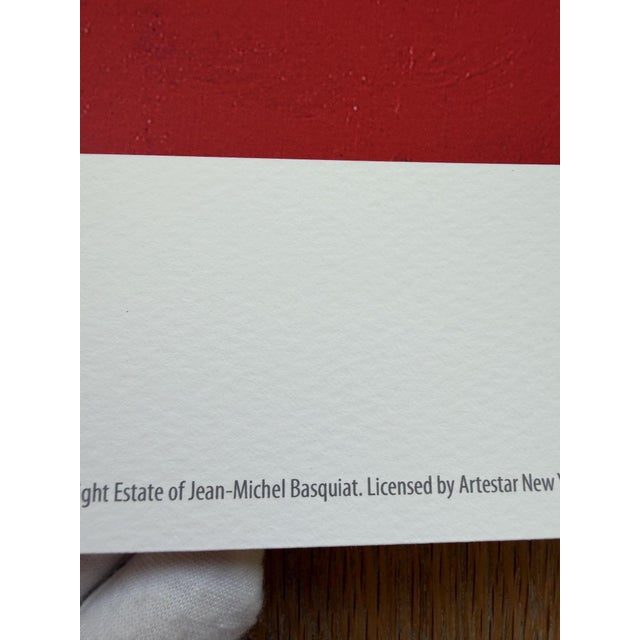Contemporary Jean Michel Basquiat, Cassius Clay, Print For Sale - Image 3 of 10