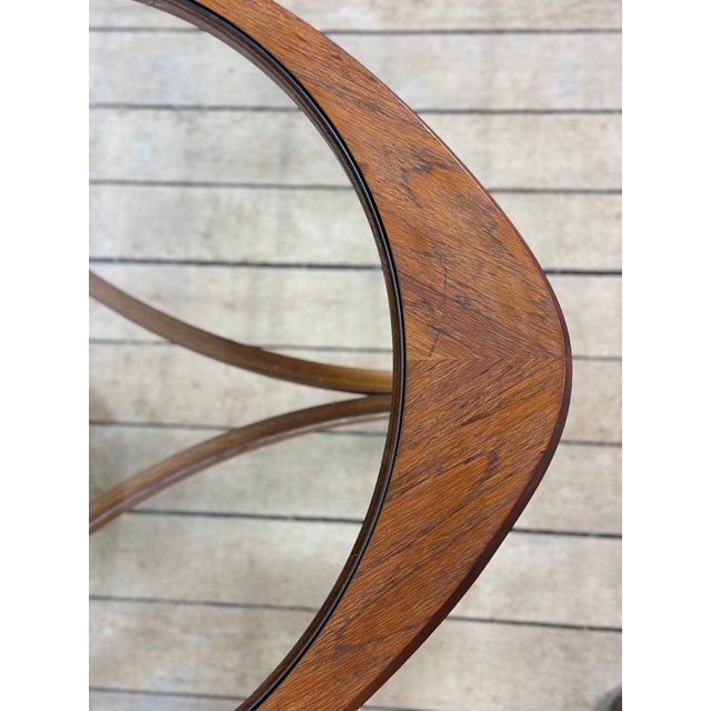 1960s Tricester Coffee Table in Teak and Glass from Nathan, 1970s For Sale - Image 5 of 7