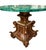 Italian Late 19th Century Italian Carved Wood Base & Malachite Top Center Table For Sale - Image 3 of 8