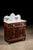 Victorian Late 19th Century Eastlake Victorian Walnut Commode Wash Stand With Marble Top For Sale - Image 3 of 11