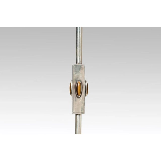 Table Lamps in Silver and Tiger's Eye, 1960s, Set of 2 For Sale - Image 3 of 9