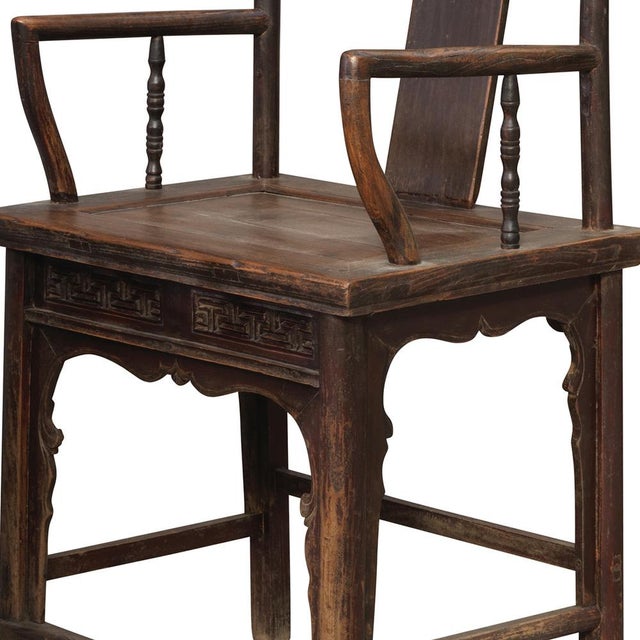 Set of Chinese Southern Official Chairs For Sale - Image 4 of 6