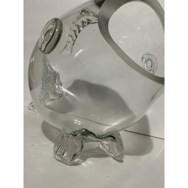 Mid 20th Century Modern Glass Fish Bowl For Sale - Image 10 of 11