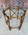 Vintage 1970’s Two-Tier Real Bamboo & Glass Octagonal Side Table - Brass Capped - McGuire Style For Sale - Image 11 of 11