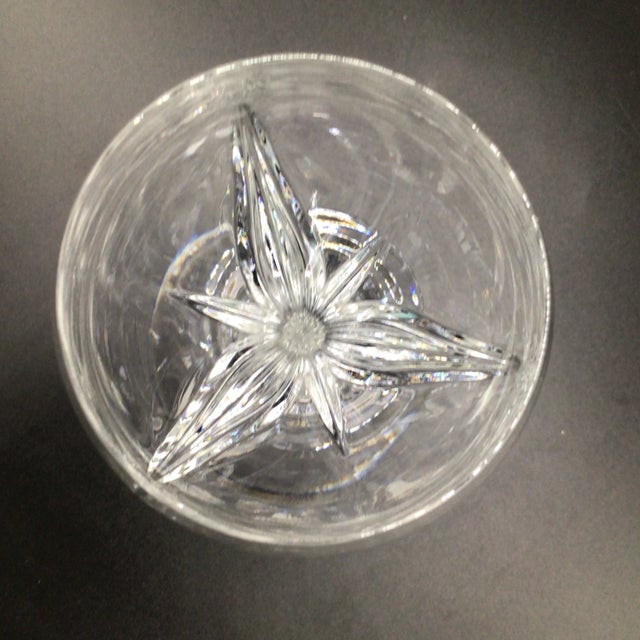 Gorham Trinity Cut Crystal Tulip Bowl Water Goblet-Set of 2 (Look at Photos for Better Appeal) For Sale - Image 10 of 12