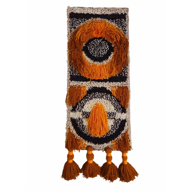 Textile Wool Wall Rug Tapestry by Reichel Skansen, Germany, 1970s For Sale - Image 7 of 7