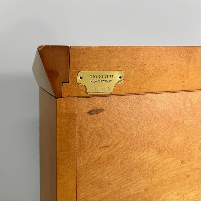 Italian Modern Oli Chest of Drawers by Chi Wing Lo for Giorgetti, 1990s For Sale - Image 9 of 17