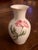 Art Nouveau Vintage Italian Richard Ginori Pink Poppies Bud Vase For Sale - Image 3 of 13