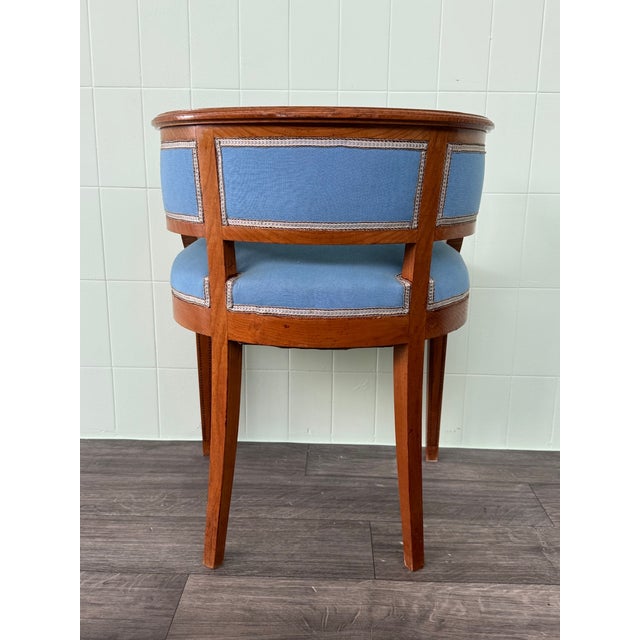 Wood Vintage Italian Tub Chair, 1930s For Sale - Image 7 of 16