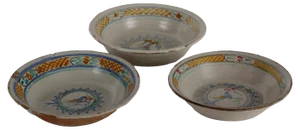 Grottaglie Majolica Bowls, Set of 3