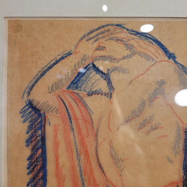 Blue Agustín Carrera, Sketch for the Opera Curtain of Lohegrin, 1920s, Paper For Sale - Image 8 of 15