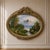 French French-Style Oval Landscape Painting With Gold Leaf Frame & Cherub Details – Elegant Nature Wall Art For Sale - Image 3 of 3