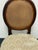 Traditional Bombay Company Traditional Oval Cane-Back Side Chair For Sale - Image 3 of 12
