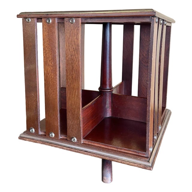 Early 20th-Century Spinning Book Stand For Sale
