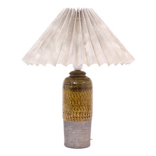 Ceramic Table Lamp by Nils Kähler, 1960s For Sale