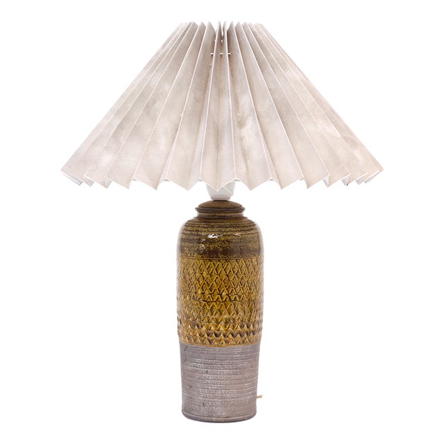 Ceramic Table Lamp by Nils Kähler, 1960s For Sale