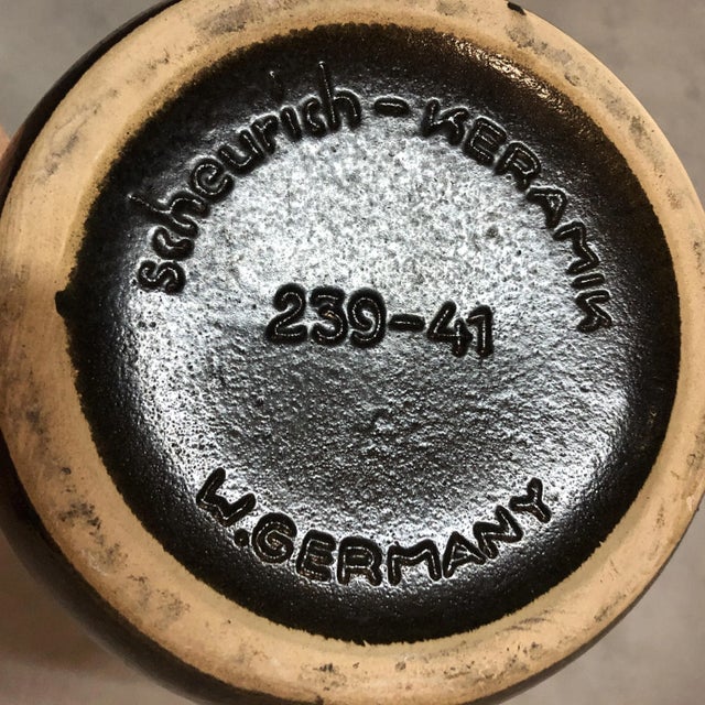 Vintage Ceramic Fat Lava Vase, 1960s For Sale - Image 4 of 6