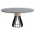Metal Indian Green Marble Mewoma Dinner Table by Jonah Takagi For Sale - Image 7 of 7
