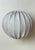 Metal Mid-Century Modern Swedish White Fabric and Metal Balloon Pendant Light, 1960s For Sale - Image 7 of 14