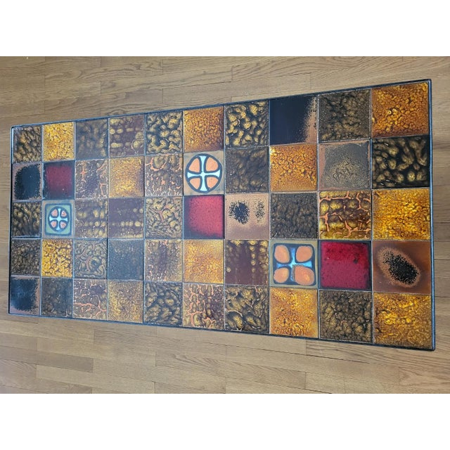 Coffee Table in French Enameled Ceramic from Roche Bobois, 1970s For Sale - Image 9 of 18