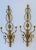 Gold Myran Allan Luxury Lighting Italian Craved Wood Gold Sconces Pair For Sale - Image 8 of 8
