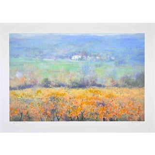Carlo Cordua, Landscape, 1980s, Lithograph For Sale